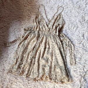 Polka Dot Feminine Delicate Fairycore Coquette Twee Goddess Whimsy Ruffle Dress